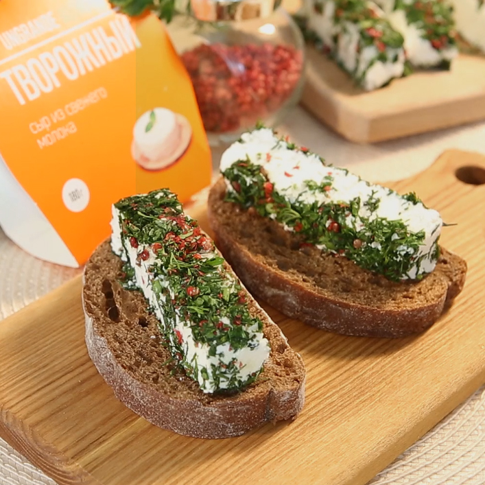 Как приготовить Закуска с травами и чесноком