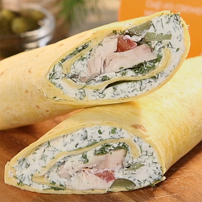 Как приготовить Ролл из лаваша с курицей и сыром