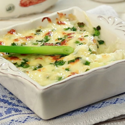 Как приготовить Картофельное пюре с беконом и моцареллой